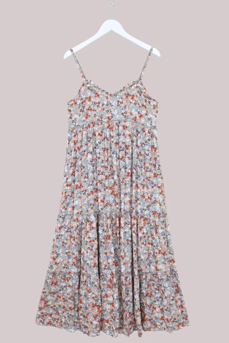Alice Maxi Dress in Powder Sky Meadow - Image 5