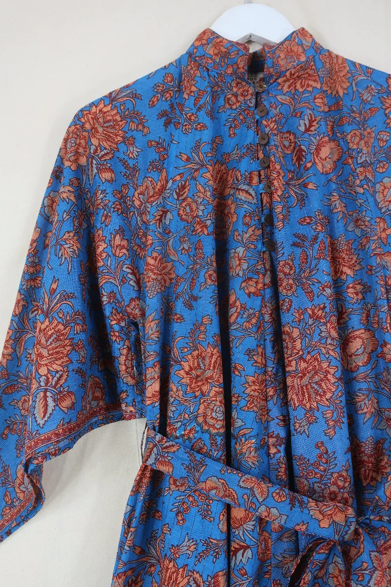 Apollo Maxi Dress in Crystal Blue - Image 4