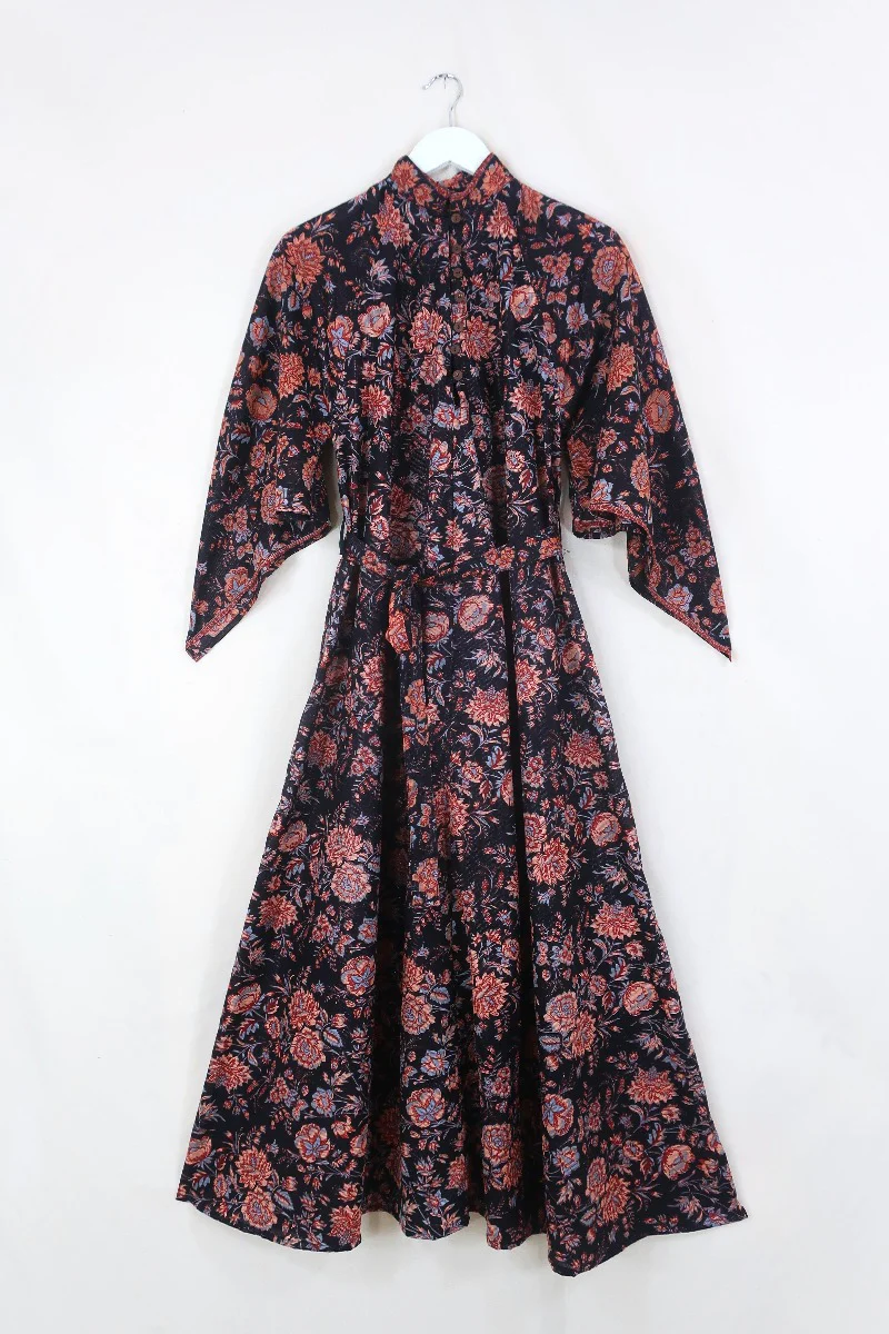 Apollo Maxi Dress in Onyx Black - Image 2