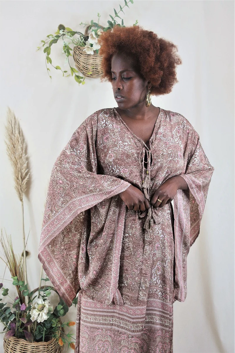 Cassidy Maxi Dress in Rosewater Pink - Image 2