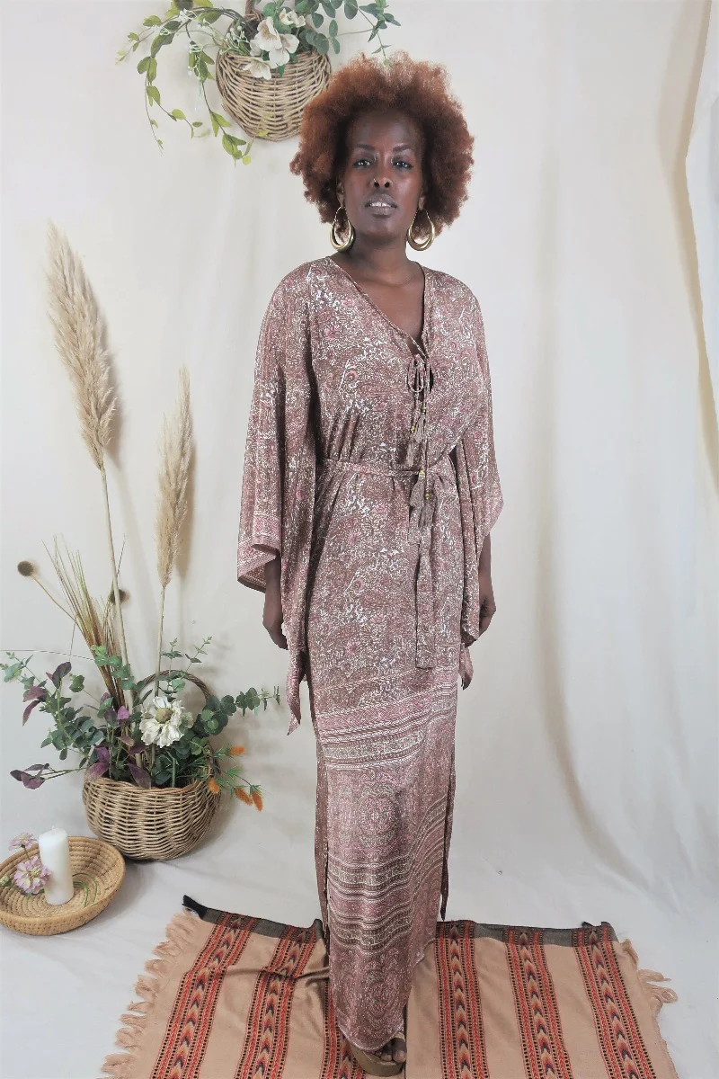 Cassidy Maxi Dress in Rosewater Pink - Image 4