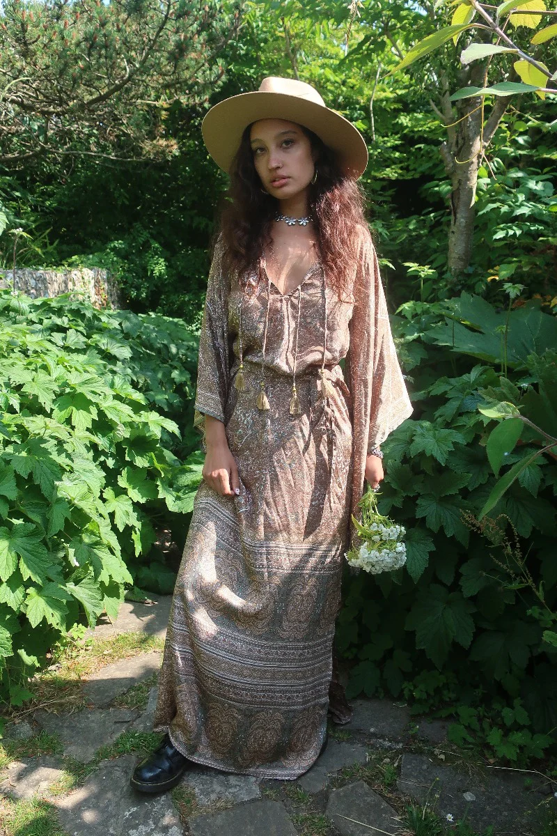 Cassidy Maxi Dress in Sage Blossom