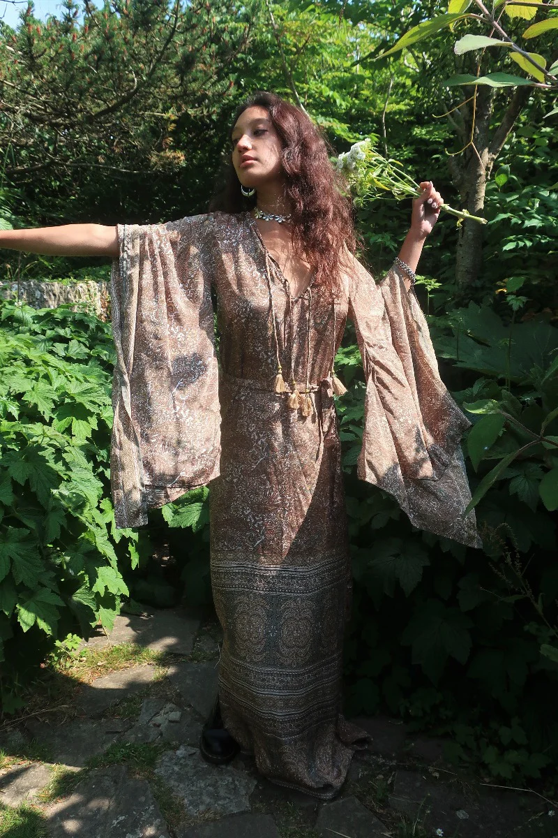 Cassidy Maxi Dress in Sage Blossom - Image 3