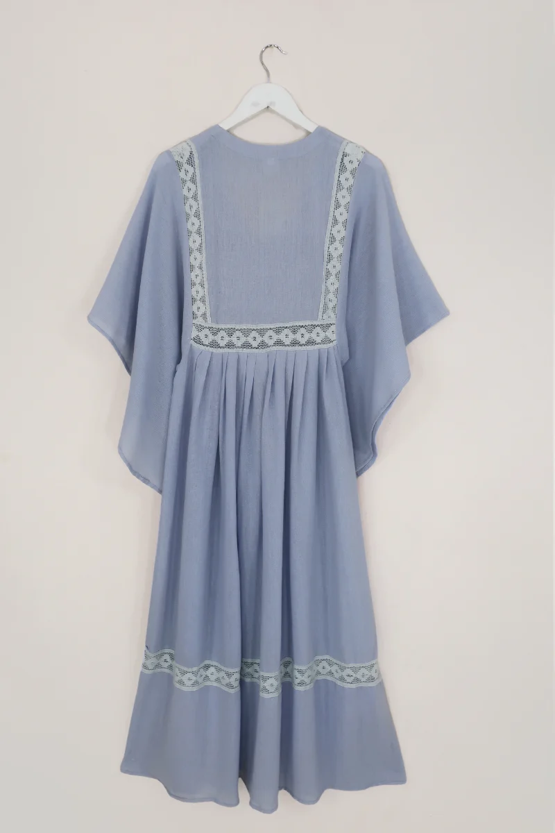 Cordelia Midi Dress in Cornflower Blue - Image 6