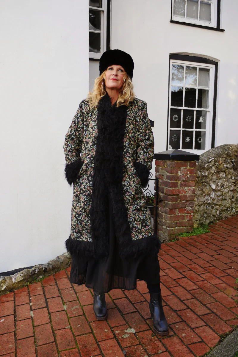 Fleetwood Tapestry Penny Lane Coat in Rhiannon Black - Image 5