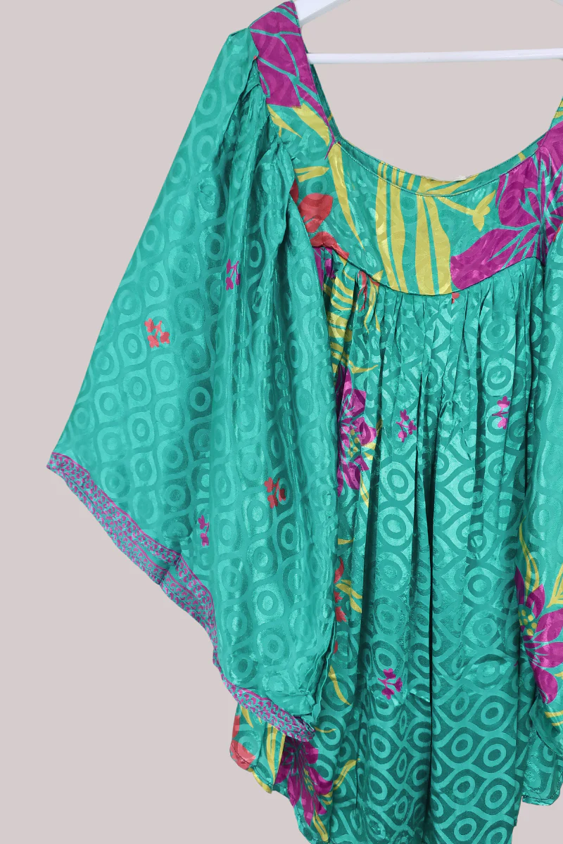 Honey Top in Vivid Teal - Free Size - Image 2