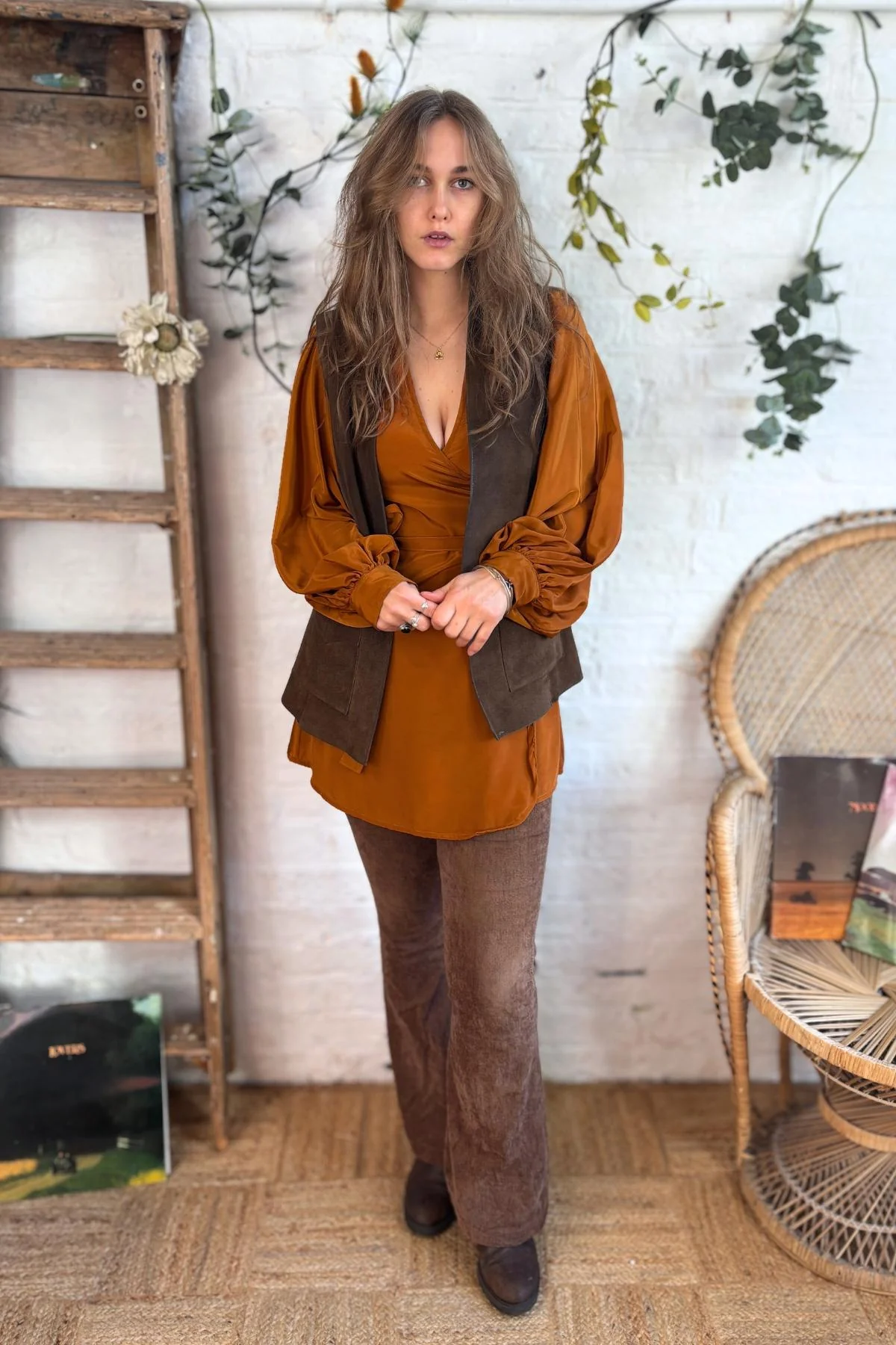 Khroma Lola Mini Dress in Firefly Gold - Image 3