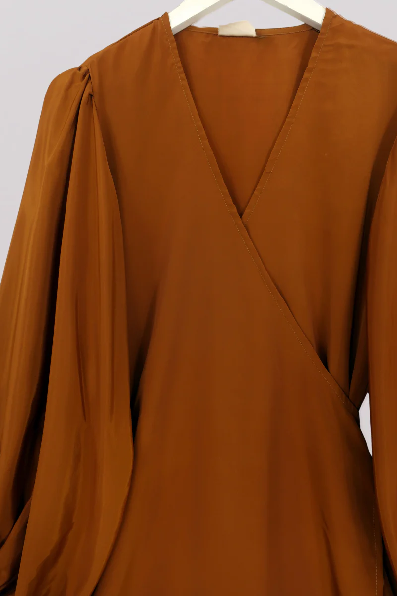 Khroma Lola Mini Dress in Firefly Gold - Image 4