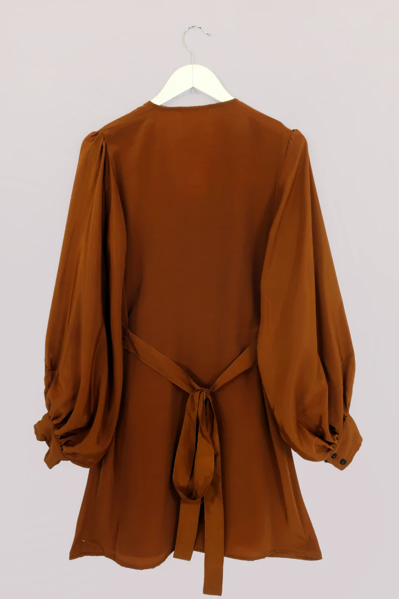 Khroma Lola Mini Dress in Firefly Gold - Image 5
