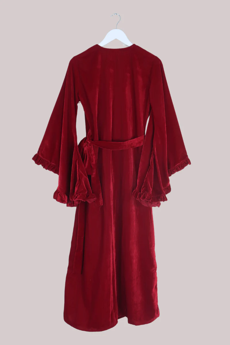 Khroma Venus Maxi Dress in Persephone Red Velvet - Image 6
