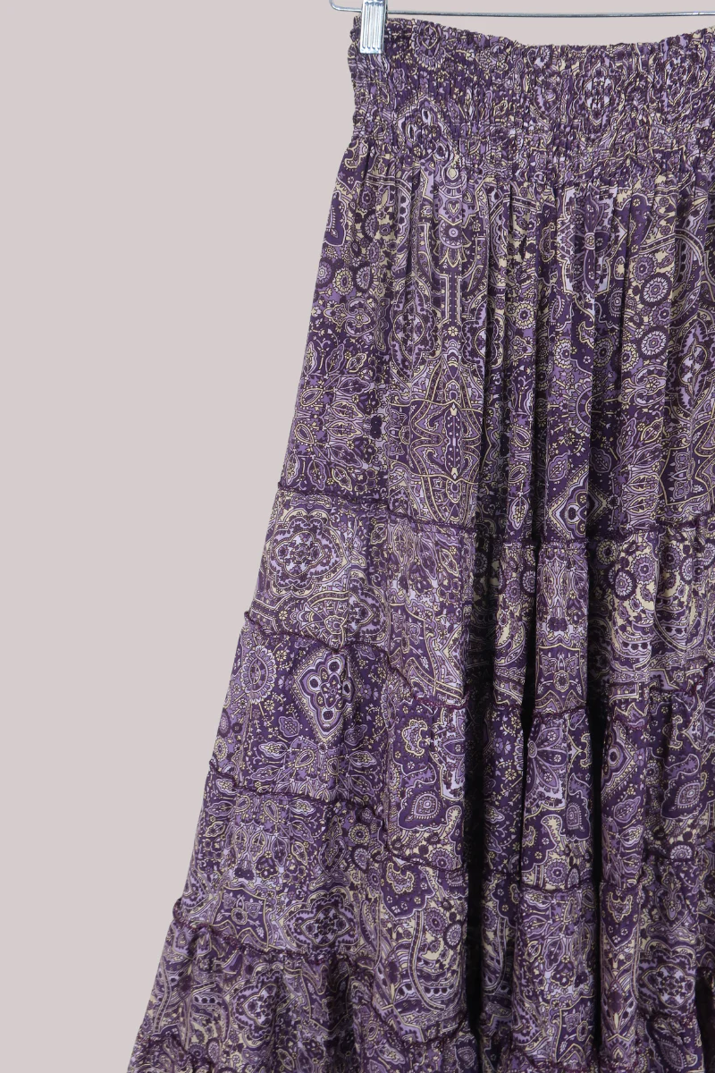 Maisie Maxi Skirt in Joplin Purple Mandala - Image 4