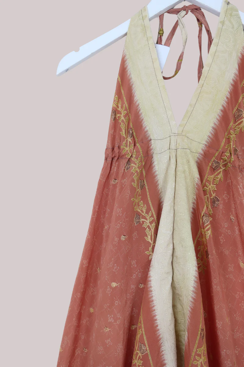 Medusa Harem Jumpsuit in Apricot Prosecco Spritz - Free Size L - Image 2