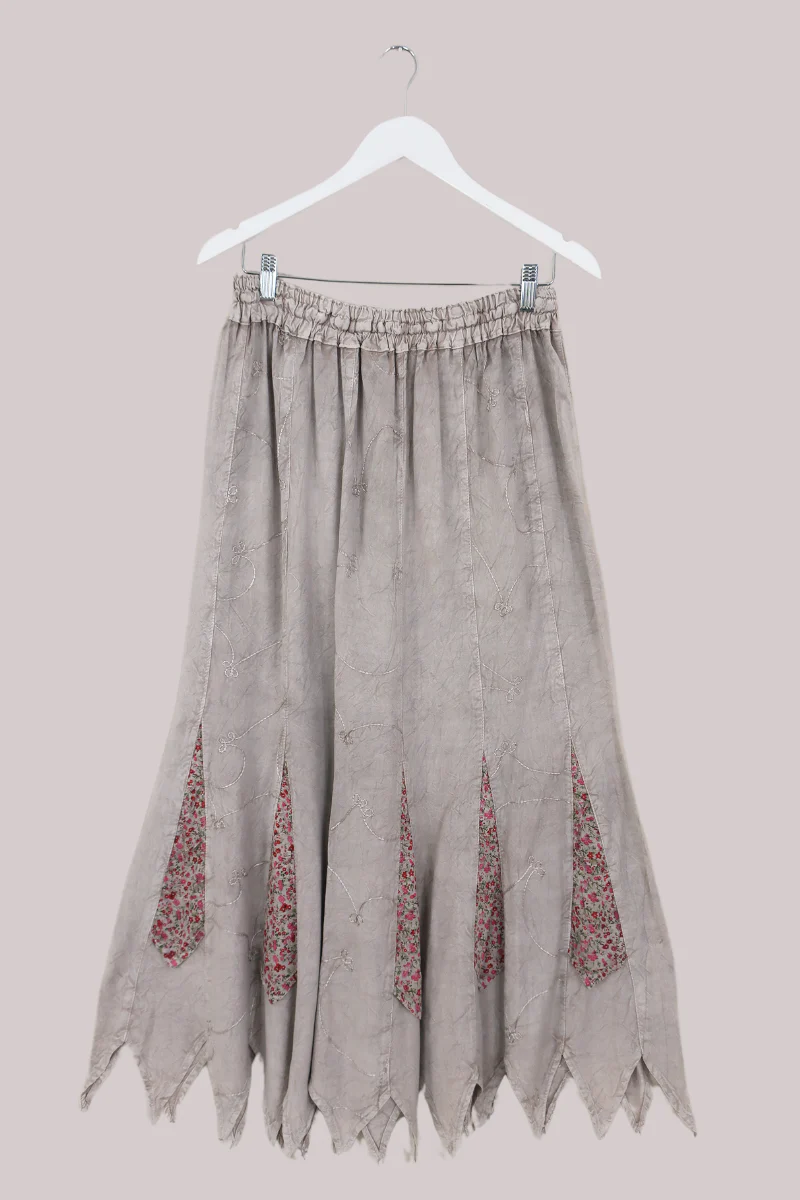 Pixie Maxi Skirt in Maple White - Free Size - Image 3