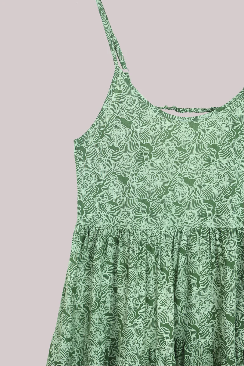 Samantha Maxi Dress in Matcha Green - Image 4