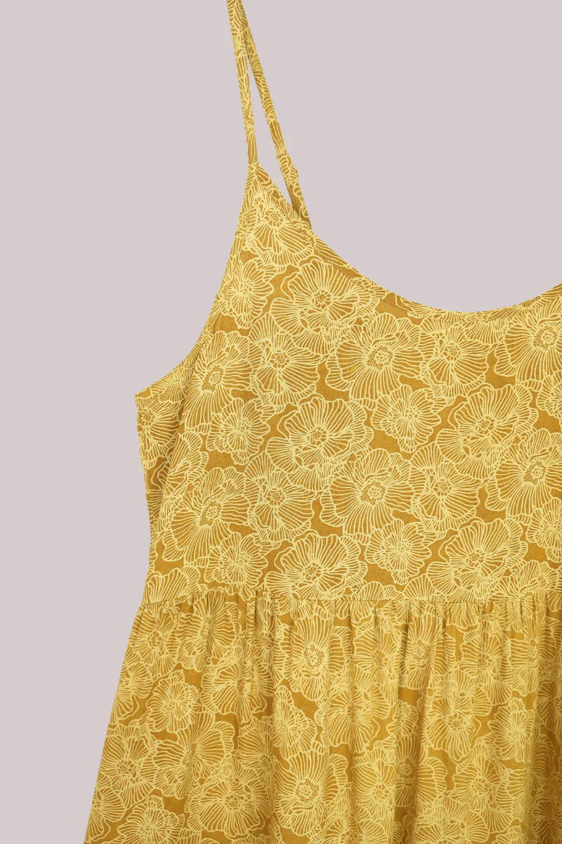 Samantha Maxi Dress in Saffron - Image 4