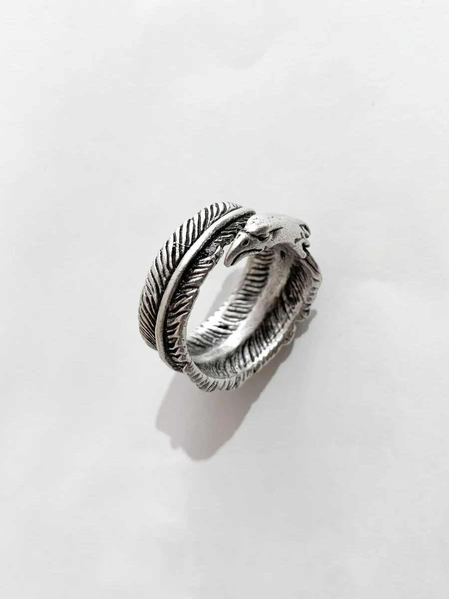 Silver Plated Turkish Eagle Ring - Image 3