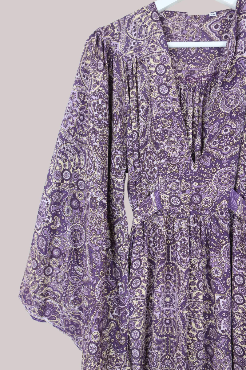 Stevie Maxi Dress in Joplin Purple Mandala - Image 4