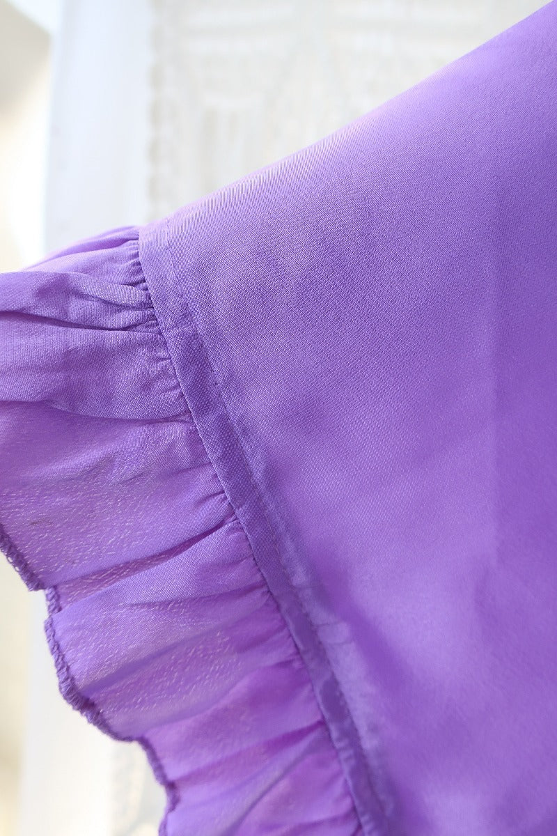 Khroma Venus Wrap Top in Electric Lilac - Image 4