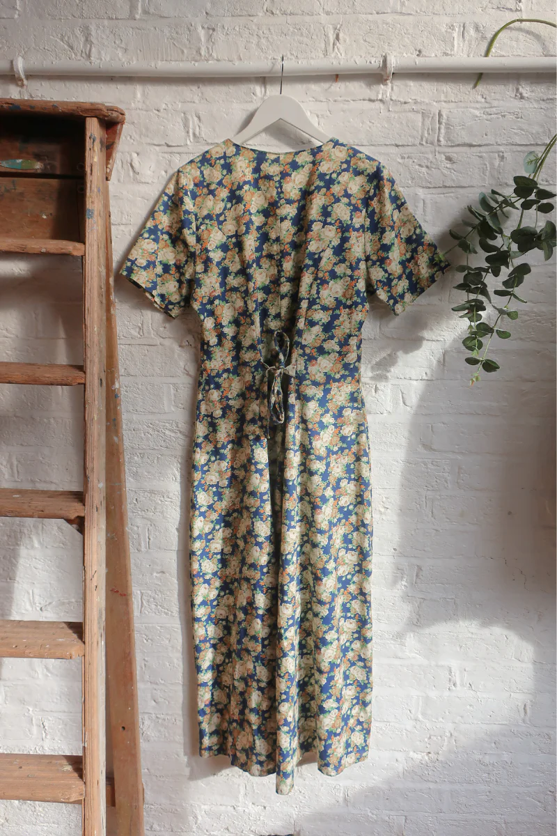 Vintage Jumpsuit - Sepia Roses - Size L - Image 3