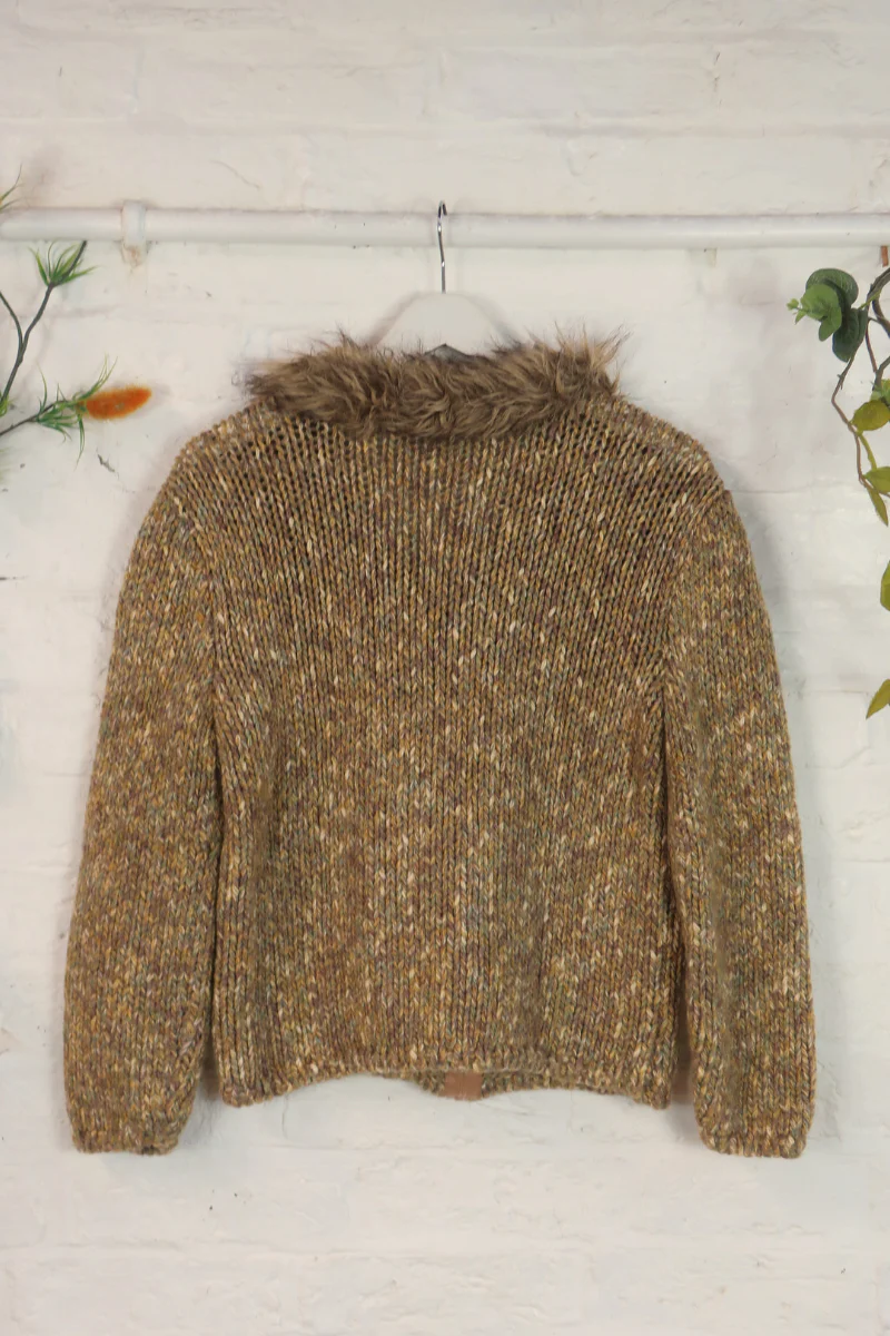 Vintage Knit Cardigan - 90s Scarecrow - Size M - Image 3